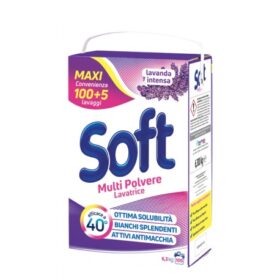 Soft Σκόνη Πλυντηρίου 105 Μεζ - 6.3Kg Levanda