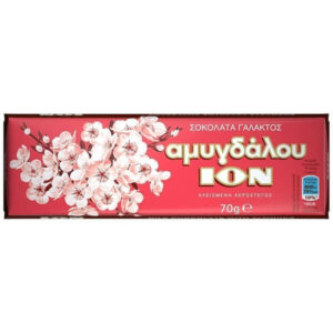 ΙΟΝ ΣΟΚΟΛΑΤΑ ΓΑΛΑΚΤΟΣ ΑΜΥΓΔΑΛΟΥ 70gr. - (2214)