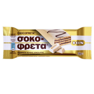 ΙΟΝ ΣΟΚΟΦΡΕΤΑ ΛΕΥΚΗ ΣΟΚΟΛΑΤΑ (20x38gr.) (No 8102)