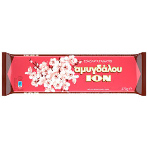 ΙΟΝ ΣΟΚΟΛΑΤΑ ΓΑΛΑΚΤΟΣ ΑΜΥΓΔΑΛΟΥ 270gr. - (No 1215)