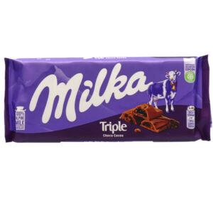 MILKA ΣΟΚΟΛΑΤΑ 90gr - (TRIPLE CHOCO COCOA)