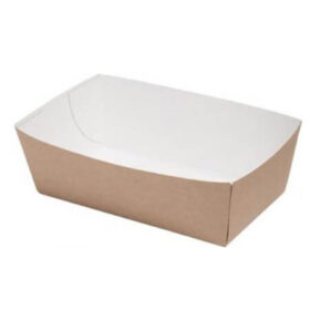 KRAFT ΣΚΑΦΑΚΙ ΦΑΓΗΤΟΥ 17oz (100τεμ.) - (12x17x4cm) (7x10.5x4cm)