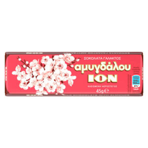 ΙΟΝ ΣΟΚΟΛΑΤΑ ΓΑΛΑΚΤΟΣ ΑΜΥΓΔΑΛΟΥ 45gr. (2227)