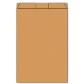 ΧΑΡΤΟΣΑΚΟΥΛΕΣ (25+20x44cm) - (KRAFT ΚΑΦΕ) - (300τεμ.) - (ΑΤΥΠΩΤΗ)