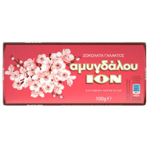 ΙΟΝ ΣΟΚΟΛΑΤΑ ΓΑΛΑΚΤΟΣ ΑΜΥΓΔΑΛΟΥ 100gr. - (No 2209)