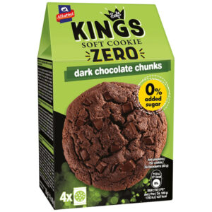 ΑΛΛΑΤΙΝΗ SOFT KINGS COOKIE Χ. ΖΑΧΑΡΗ 160gr. - (DARK CHOCO)