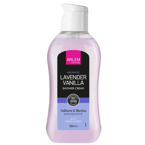 FARCOM ARLEM ΚΡΕΜΟΝΤΟΥΣ 100ml - (ΛΕΒΑΝΤΑ & ΒΑΝΙΛΙΑ) (TRAVEL SIZE)