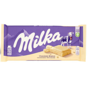 MILKA ΣΟΚΟΛΑΤΑ 100gr - (WHITE CHOCOLATE)